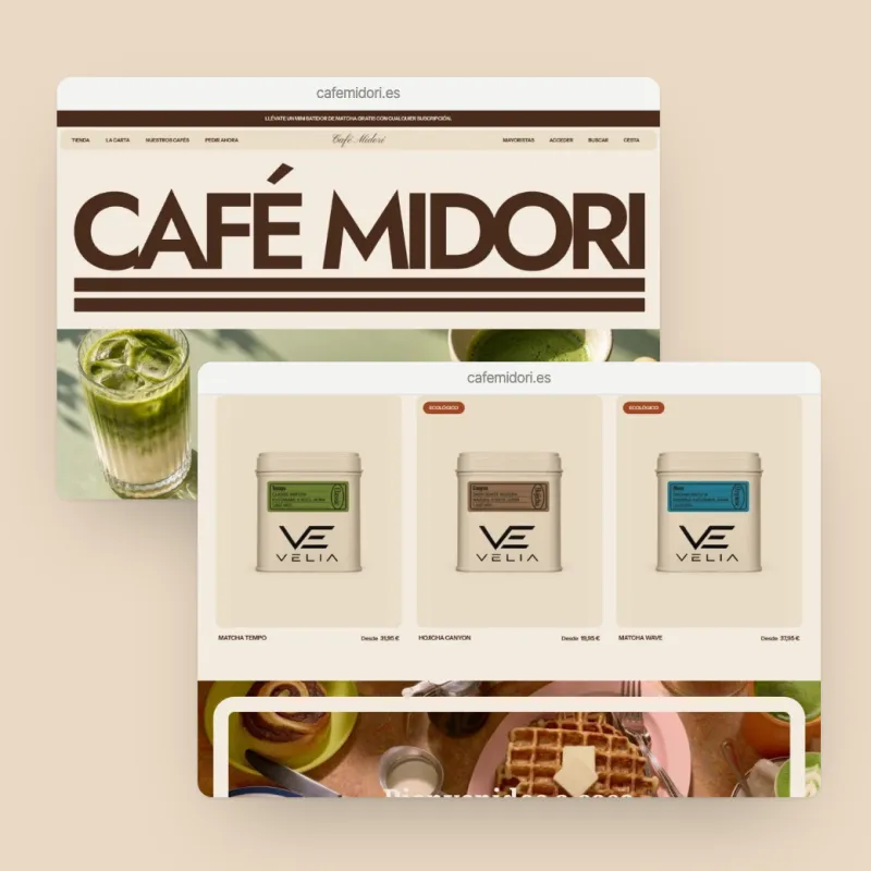 Tienda online de Café Midori